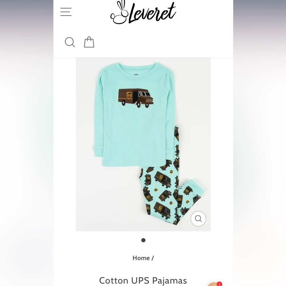 UPS Pajamas NWT